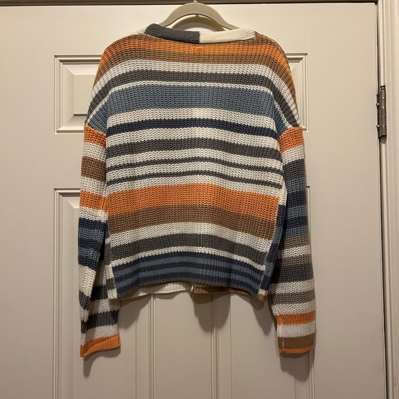 NWT Wishlist Multi Color Striped Cardigan - Picture 5 of 5